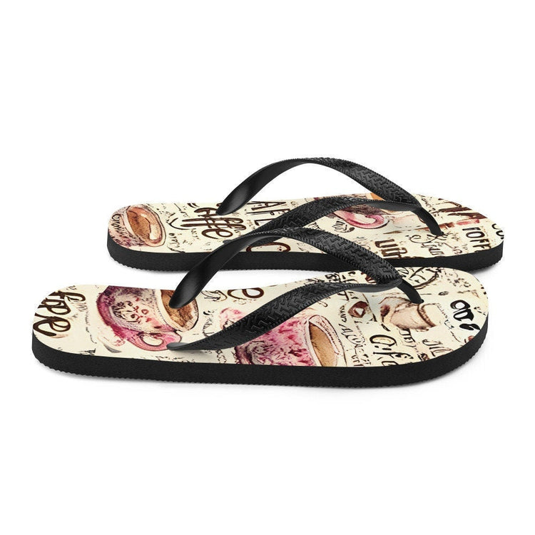 hippieartzone - Coffee Flip-Flops