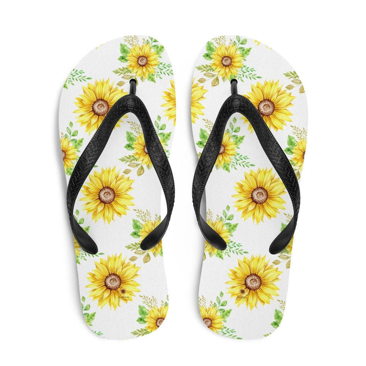 hippieartzone - Sunflowers Flip-Flops