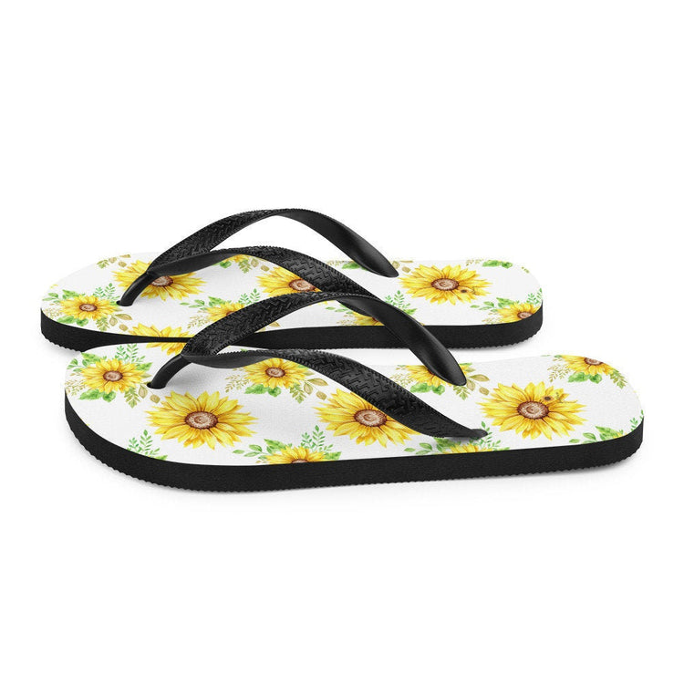 hippieartzone - Sunflowers Flip-Flops