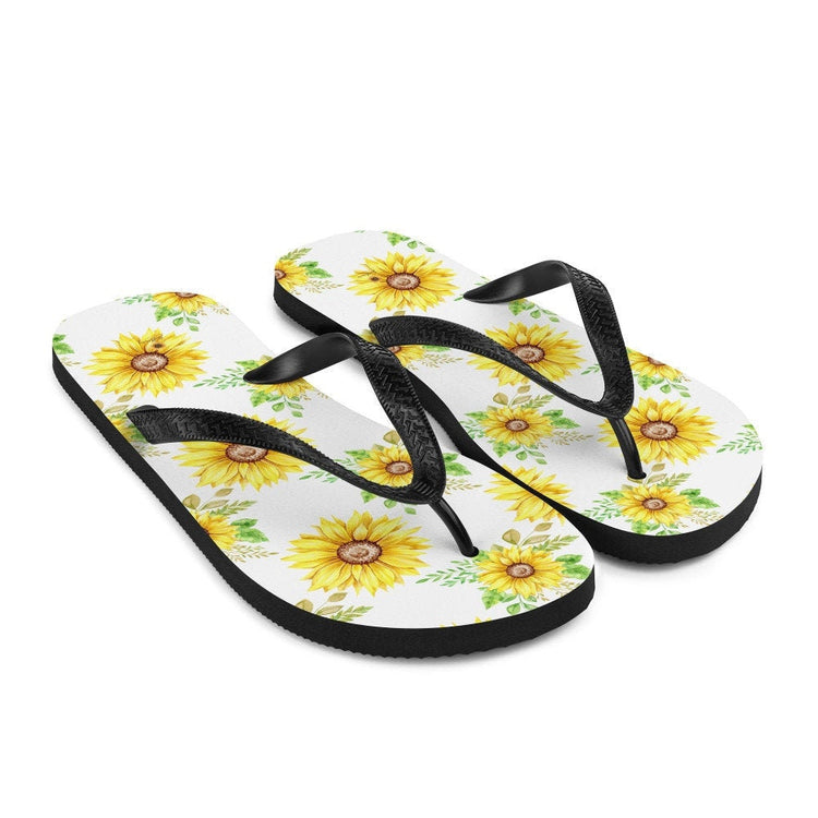 hippieartzone - Sunflowers Flip-Flops