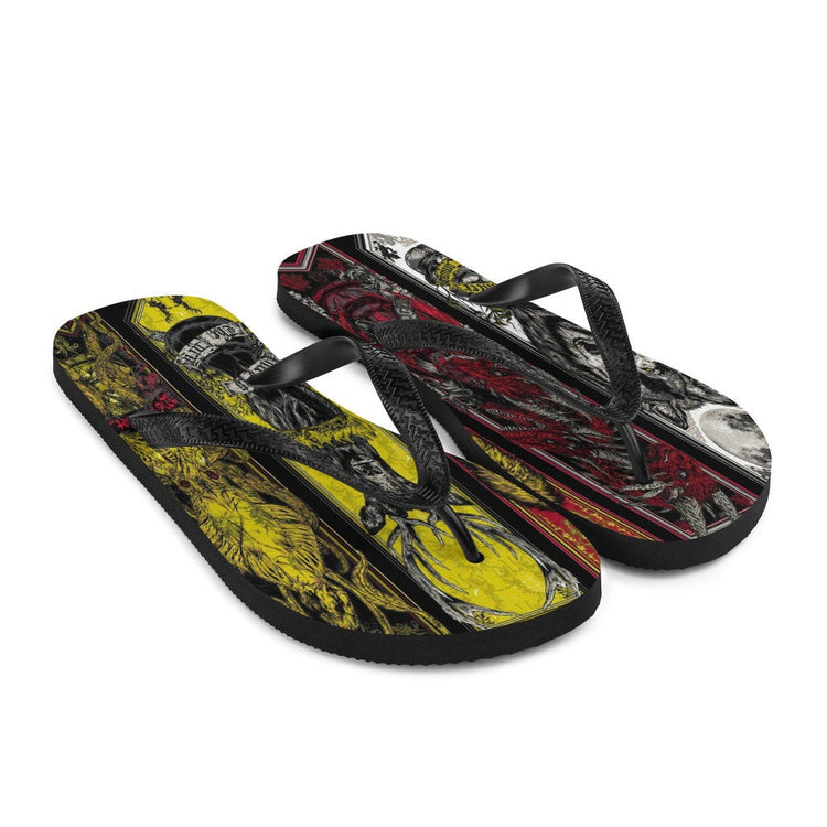 hippieartzone - GMOTH Flip-Flops