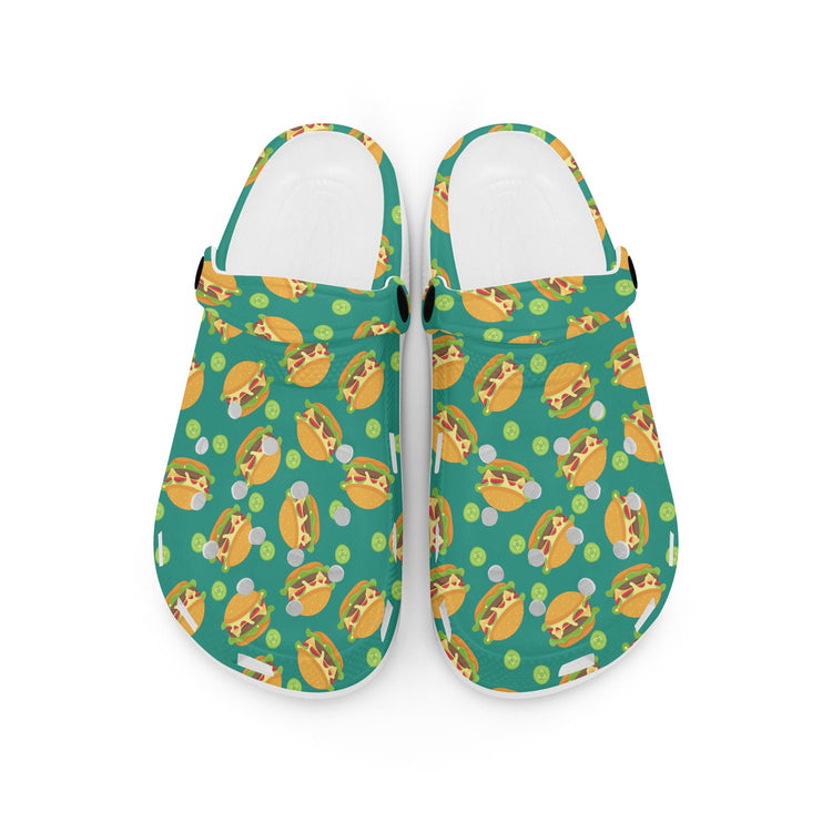 hippieartzone - Fastfood Burger Clogs for Men and Women