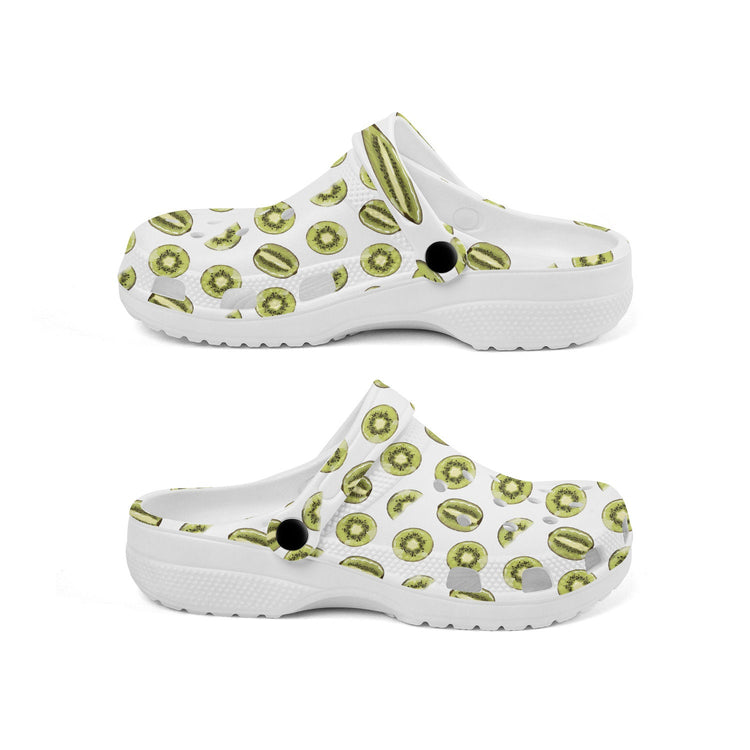 hippieartzone - Kiwi Fruit Clogs for Men and Women