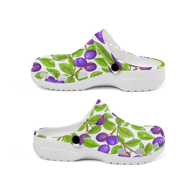 hippieartzone - Plum Fruit Clogs for Men and Women