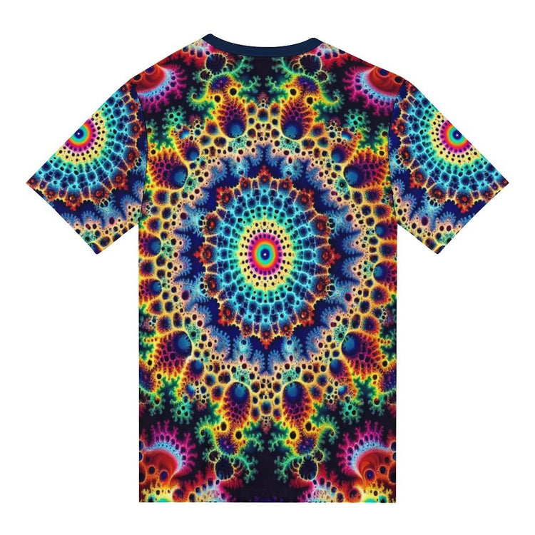 hippieartzone - Mandekgrot Art Shirt, Fractal T-Shirt for Sale by Swaggy Shirt on Etsy, Festival Clothing, Fun Trippy Shirt, Fractal Party Tee, Brother Gift