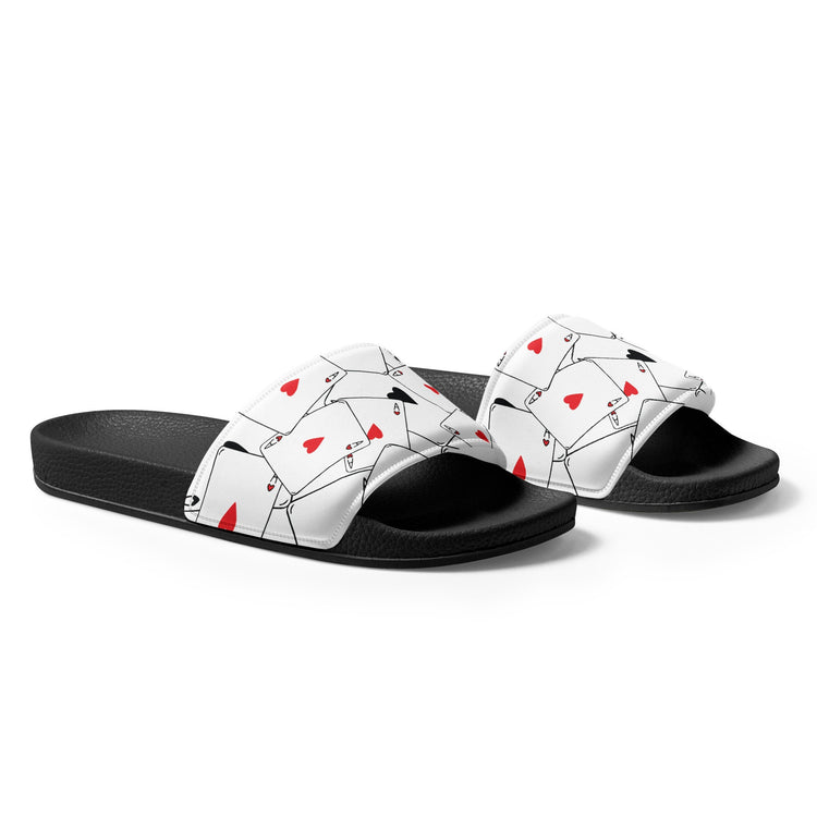 hippieartzone - Aces Anyone Men’s sliders