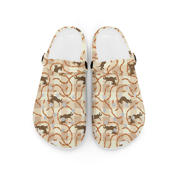 hippieartzone - Sausage Beagle Clogs for Men and Women