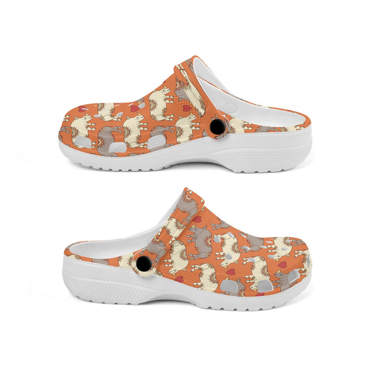 hippieartzone - Rhino Tattoo Clogs for Men and Women