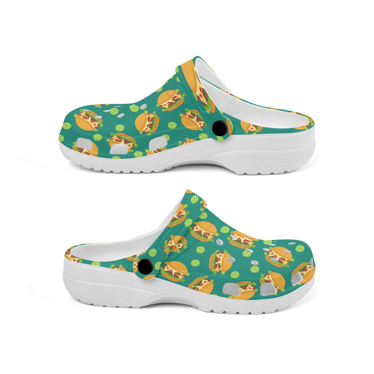 hippieartzone - Fastfood Burger Clogs for Men and Women