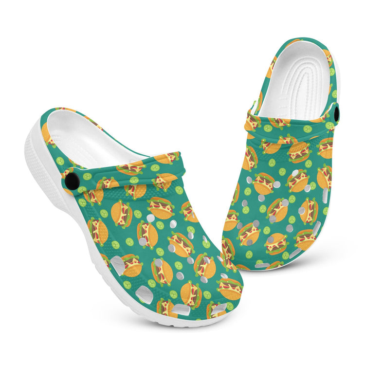 hippieartzone - Fastfood Burger Clogs for Men and Women