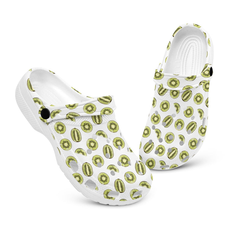 hippieartzone - Kiwi Fruit Clogs for Men and Women