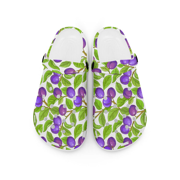 hippieartzone - Plum Fruit Clogs for Men and Women