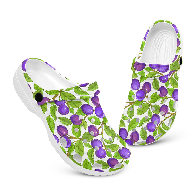 hippieartzone - Plum Fruit Clogs for Men and Women