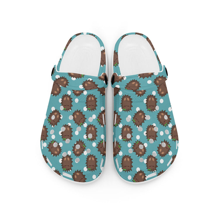 hippieartzone - Cartoon Hedgehog Animal Clogs for Men and Women