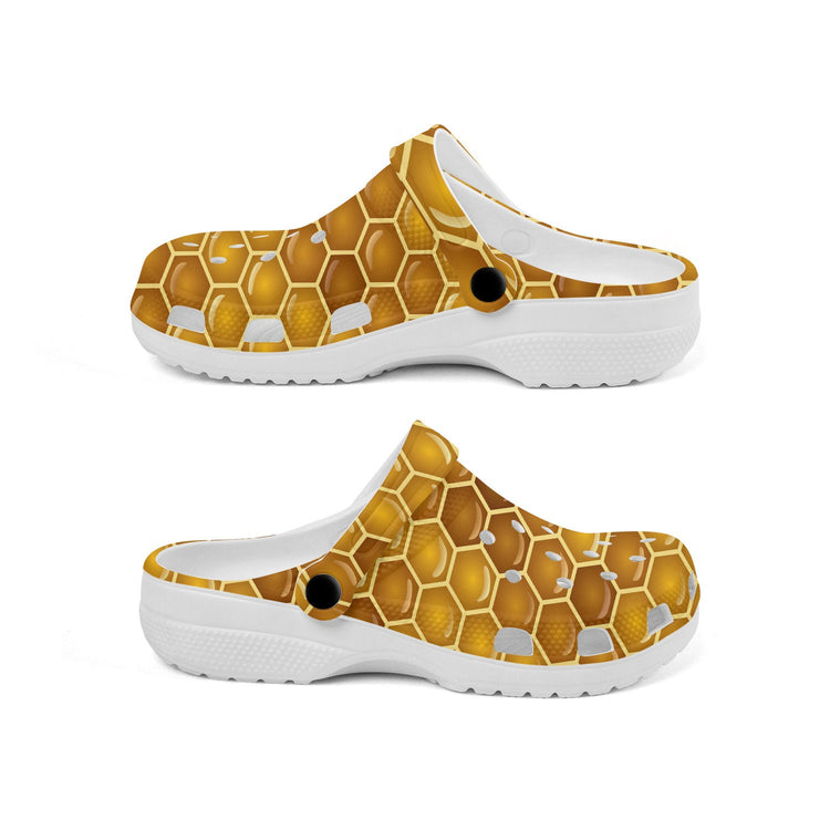 hippieartzone - Honey Bees Animal Clogs for Men and Women