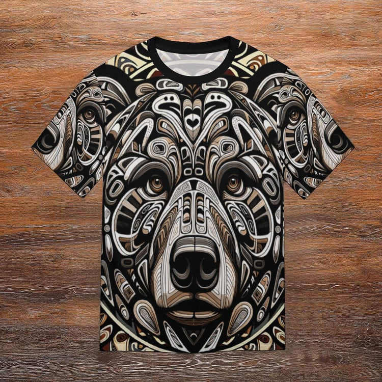 hippieartzone - Power Bear Shirt for Sale by Swaggy Shirt on Etsy, Bear Spirit Animal T-Shirt, Bear Shirt, Spiritual Shirt, Gift for Dad, Animal Lover Shirt
