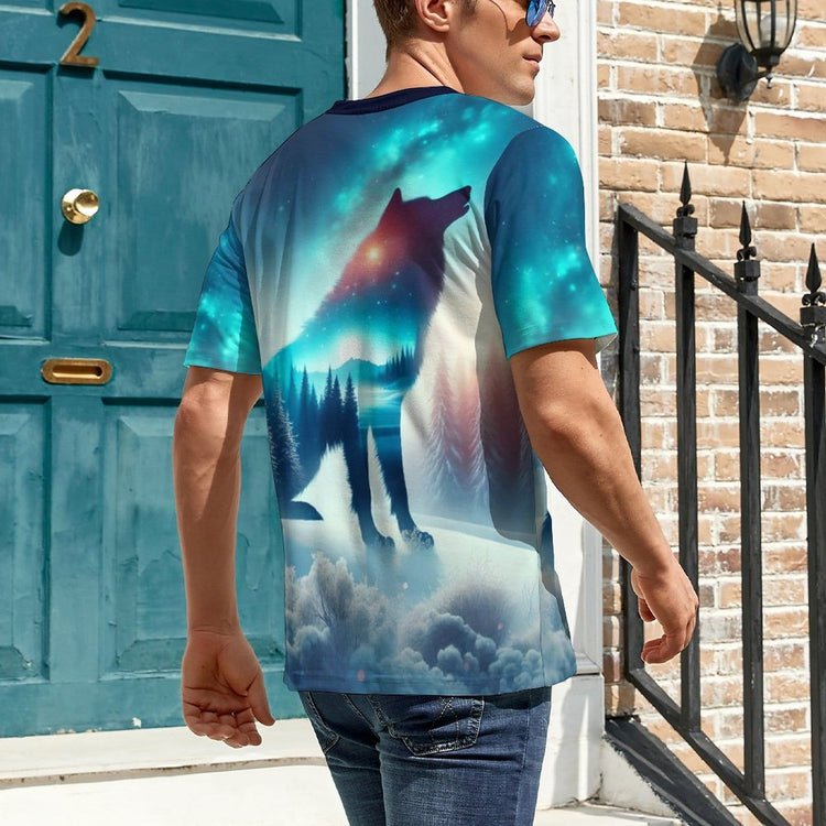 hippieartzone - Wolf Lover Shirt, Spirit Wolf T-Shirt, Wolf Spirit Animal Tee, Wolf Shirt , Animal Shirt, Wolf Graphic Shirt