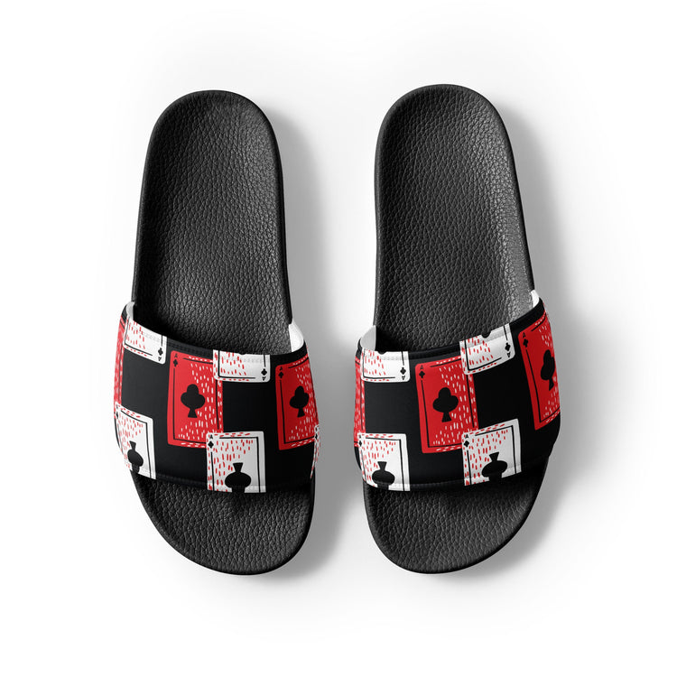 hippieartzone - Luck of the Draw ~Cards Men’s sliders
