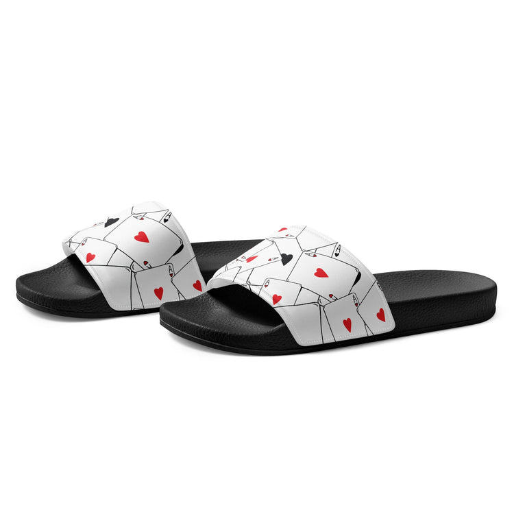 hippieartzone - Aces Anyone Men’s sliders