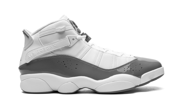 Jordan 6 rings "White / Cool Grey" 322992 121
