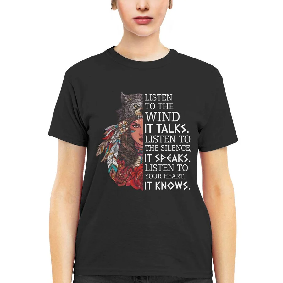 Hippie Art Zone - Native American Inspirational Tee. For Hippie