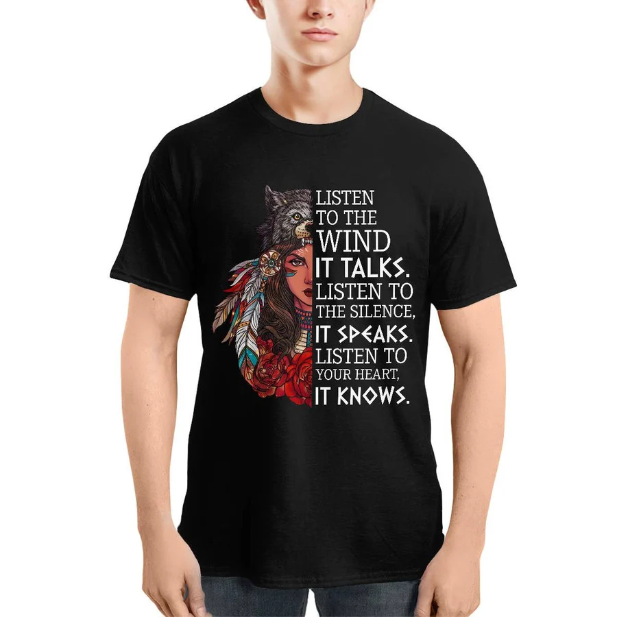 Hippie Art Zone - Native American Inspirational Tee. For Hippie