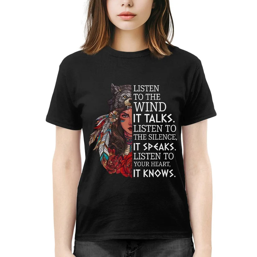 Hippie Art Zone - Native American Inspirational Tee. For Hippie