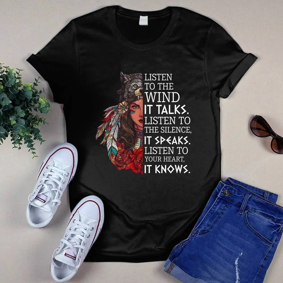 Hippie Art Zone - Native American Inspirational Tee. For Hippie