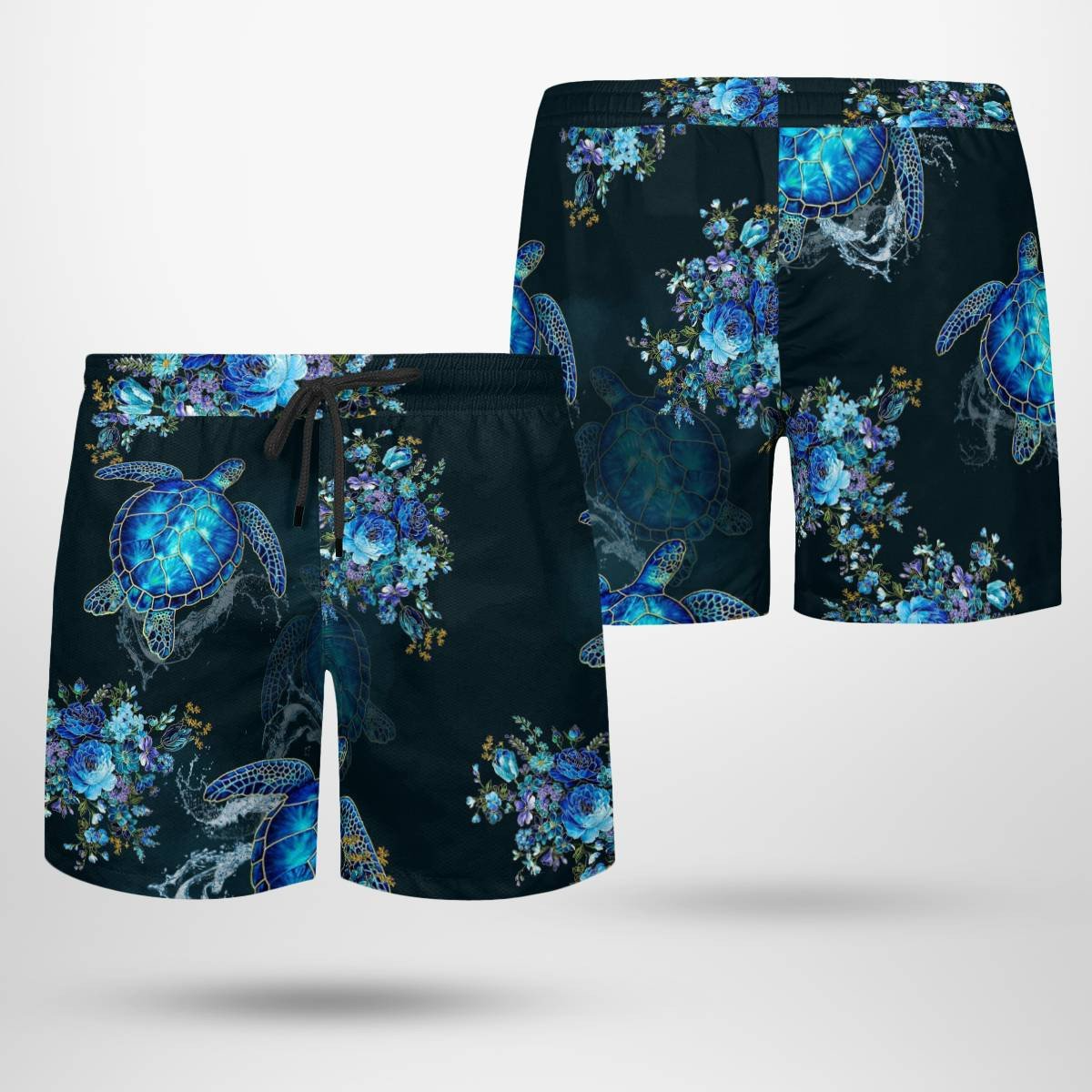 hippieartzone - SAME BLUE TURTLE BEACH FLOWER TROPICAL HAWAII SHIRT.