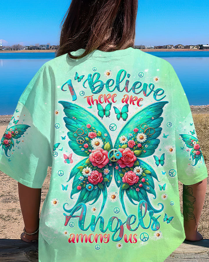 Hippie Art Zone - I Believe There Are Angels Among Us Wings For Hippie