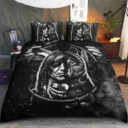 hippieartzone - Native American Old Man Bedding Set