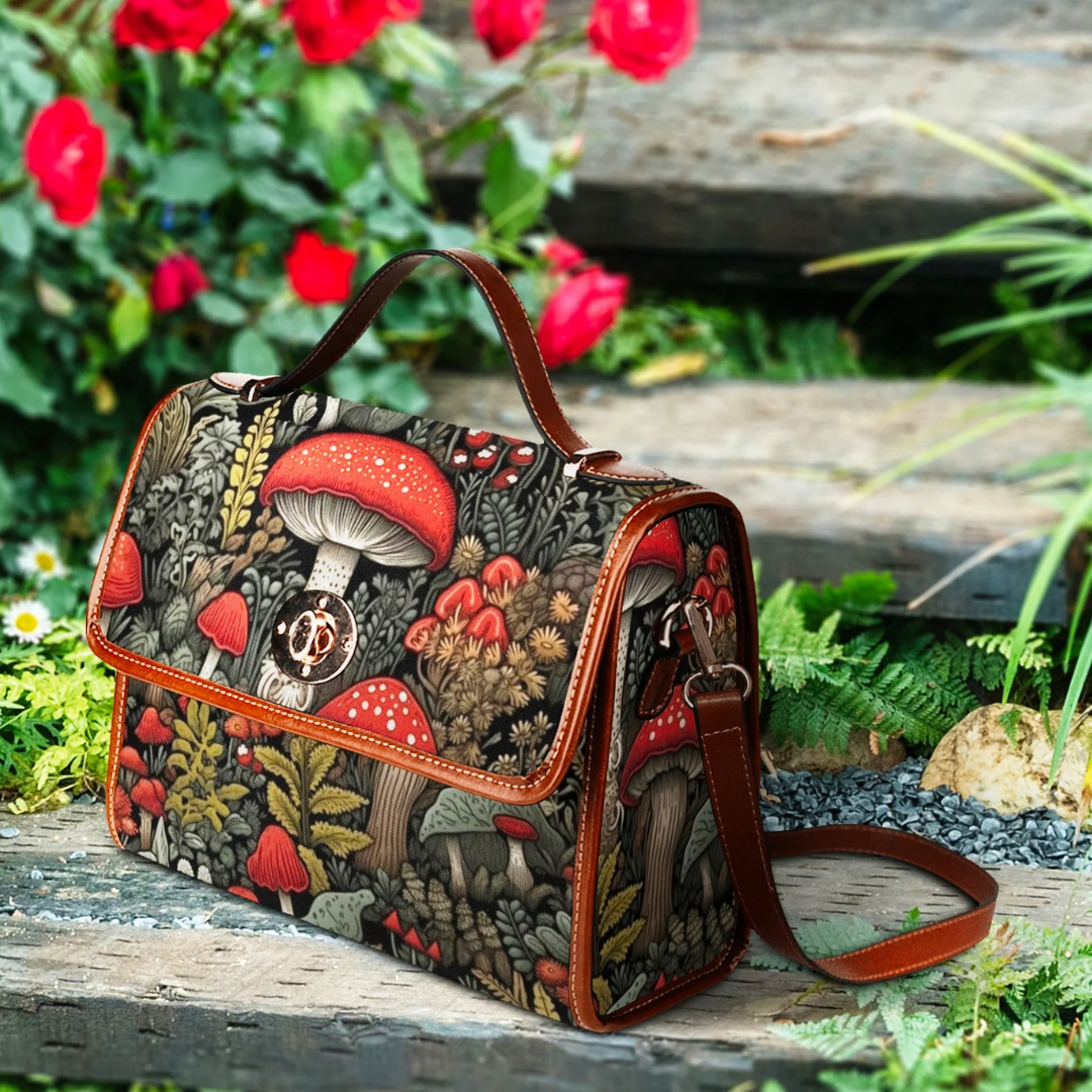Cottagecore Witch Mushroom Handbag For Boho Hippie