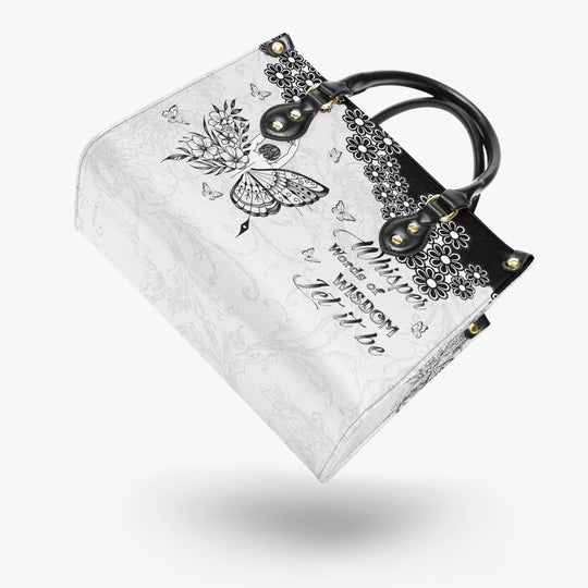 hippieartzone Bag - LET IT BE LEATHER HANDBAG