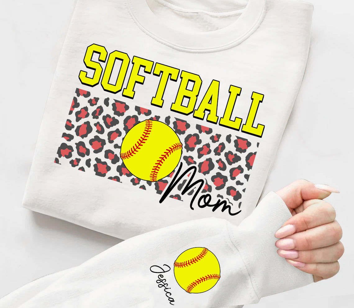 hippieartzone Tshirt - Softball Mom Tshirt, Sweatshirt