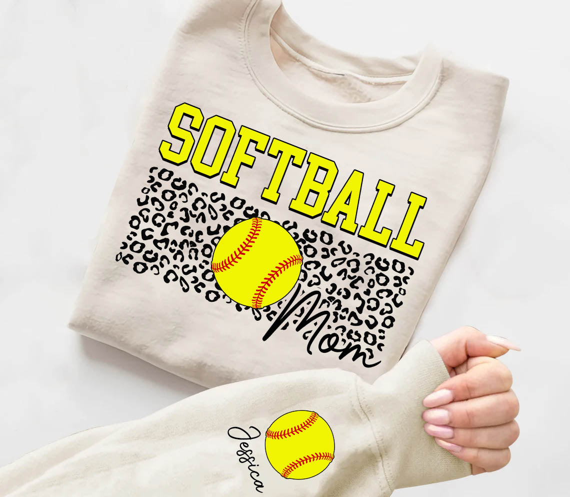 hippieartzone Tshirt - Softball Mom Tshirt, Sweatshirt