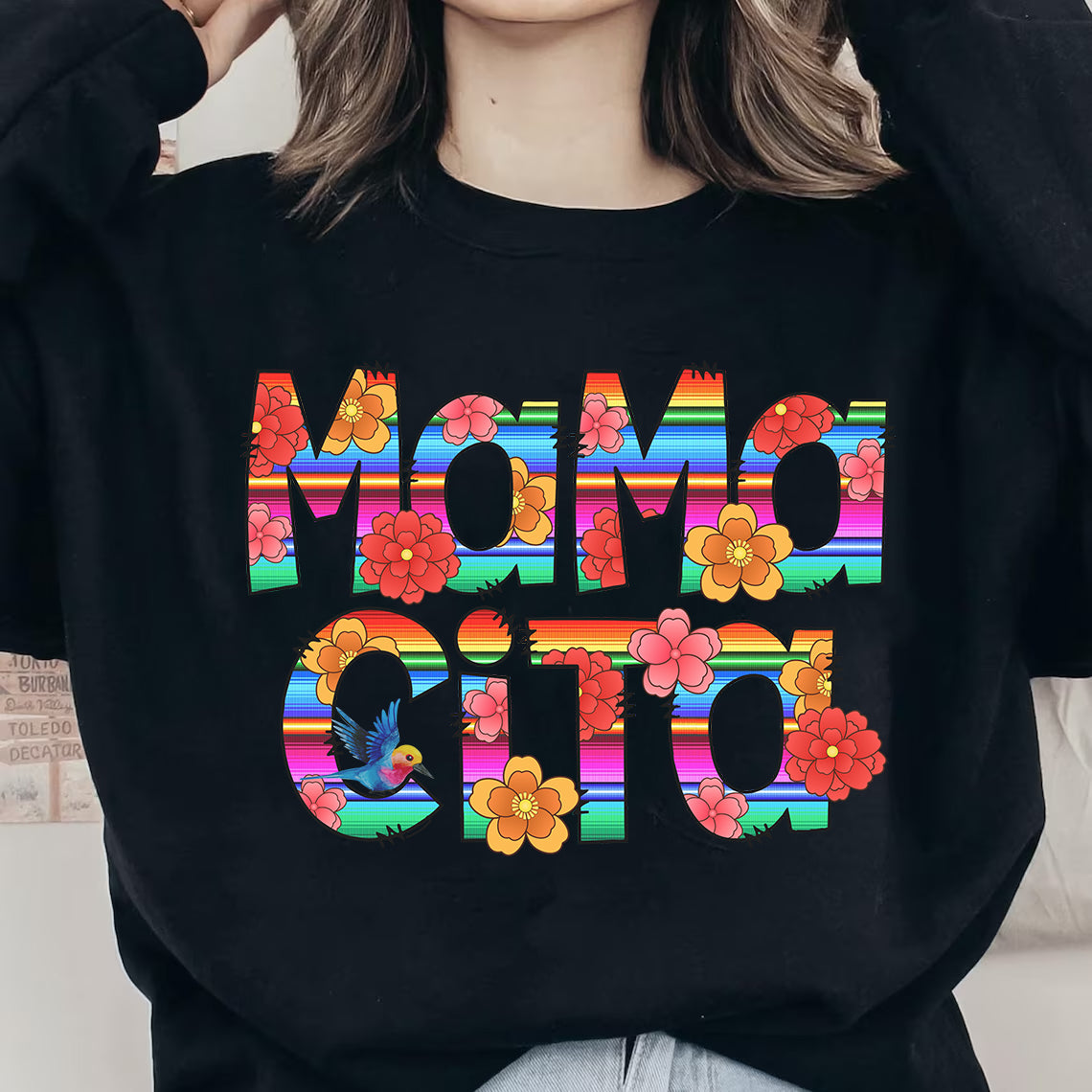 hippieartzone Tshirt - Cute Mamacita Tshirt, Sweatshirt