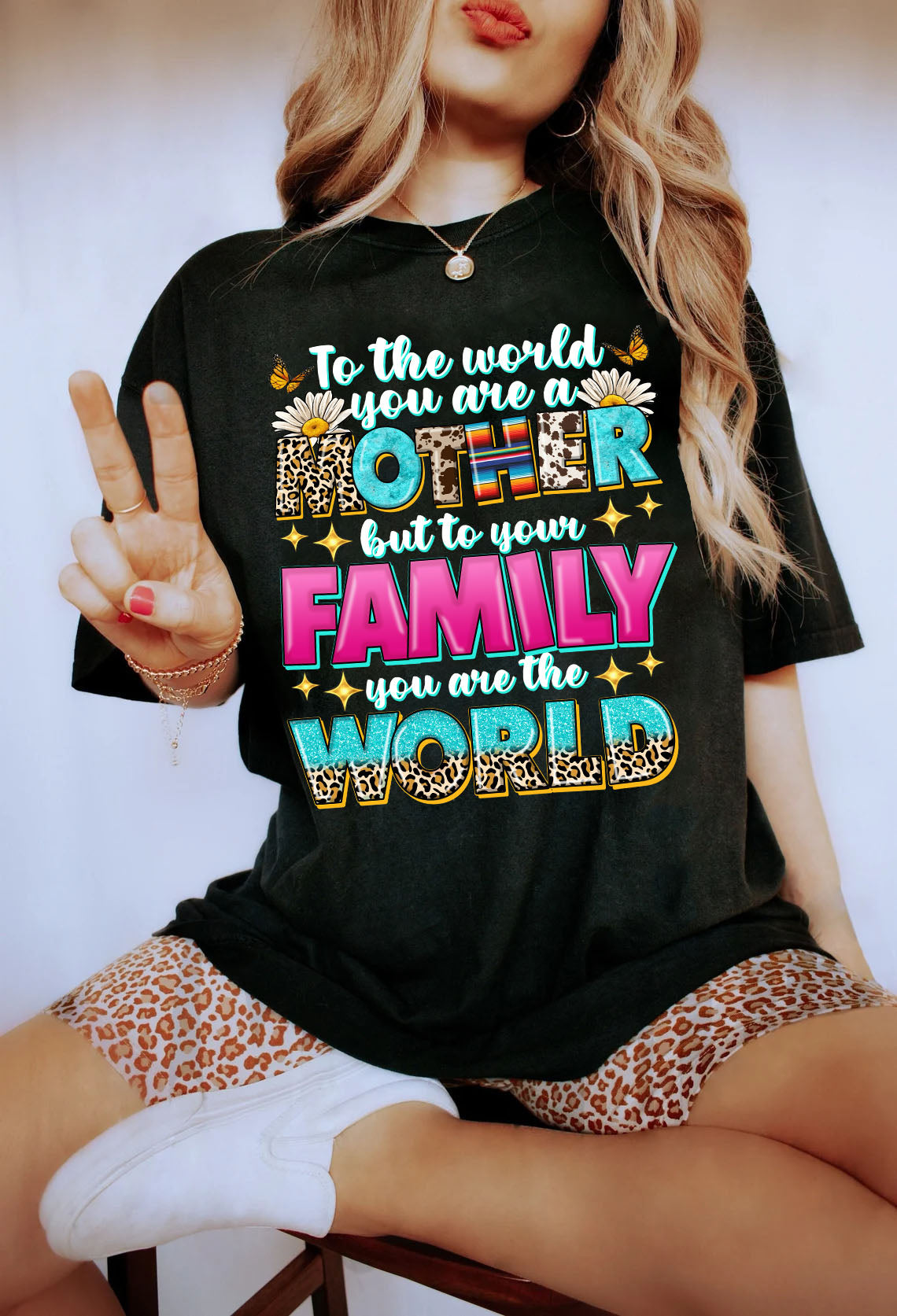 hippieartzone Tshirt - Family To The World Tshirt, Sweatshirt