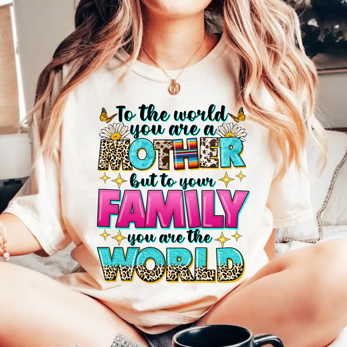 hippieartzone Tshirt - Family To The World Tshirt, Sweatshirt