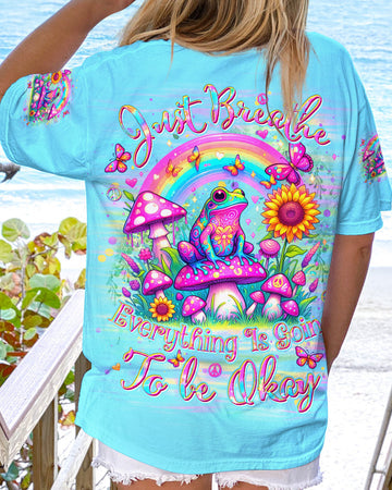 Hippie Art Zone - Just Breathe Frog For Hippie