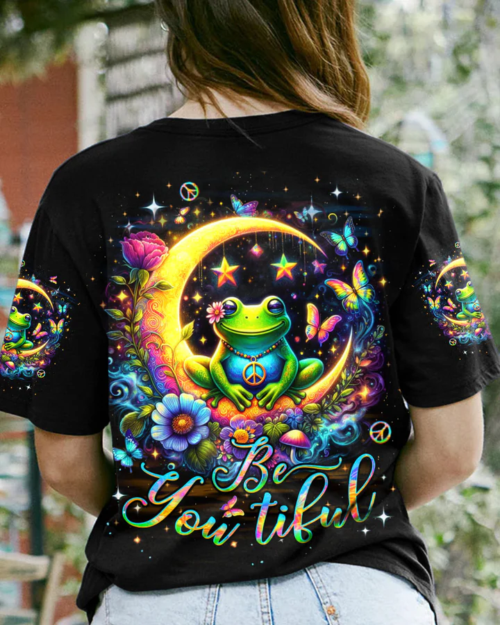 Hippie Art Zone - Be You Tiful Frog For Hippie