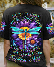 Hippie Art Zone - She Is Life Itself Wild And Free Dragonfly For Hippie