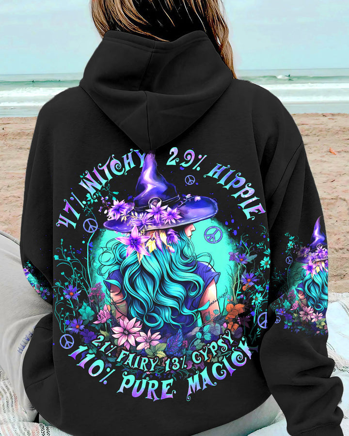 Hippie Art Zone - 47% Witchy 29% Hippie Witch Halloween For Hippie