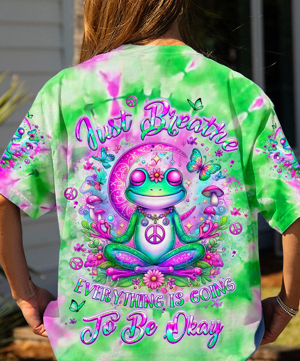 Hippie Art Zone - Just Breathe Frog For Hippie