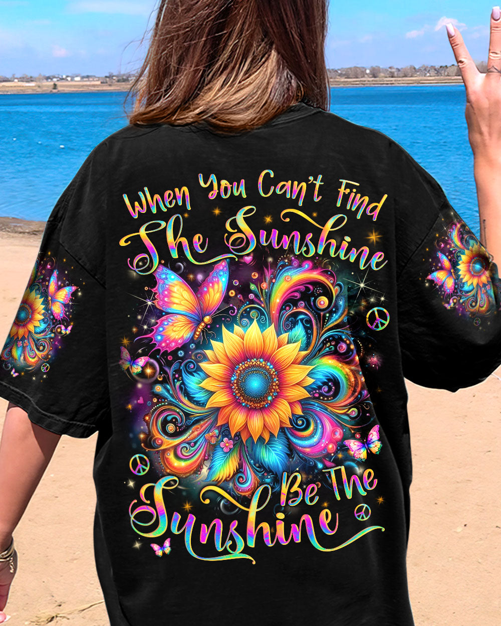 Hippie Art Zone - Be The Sunshine Sunflower For Hippie