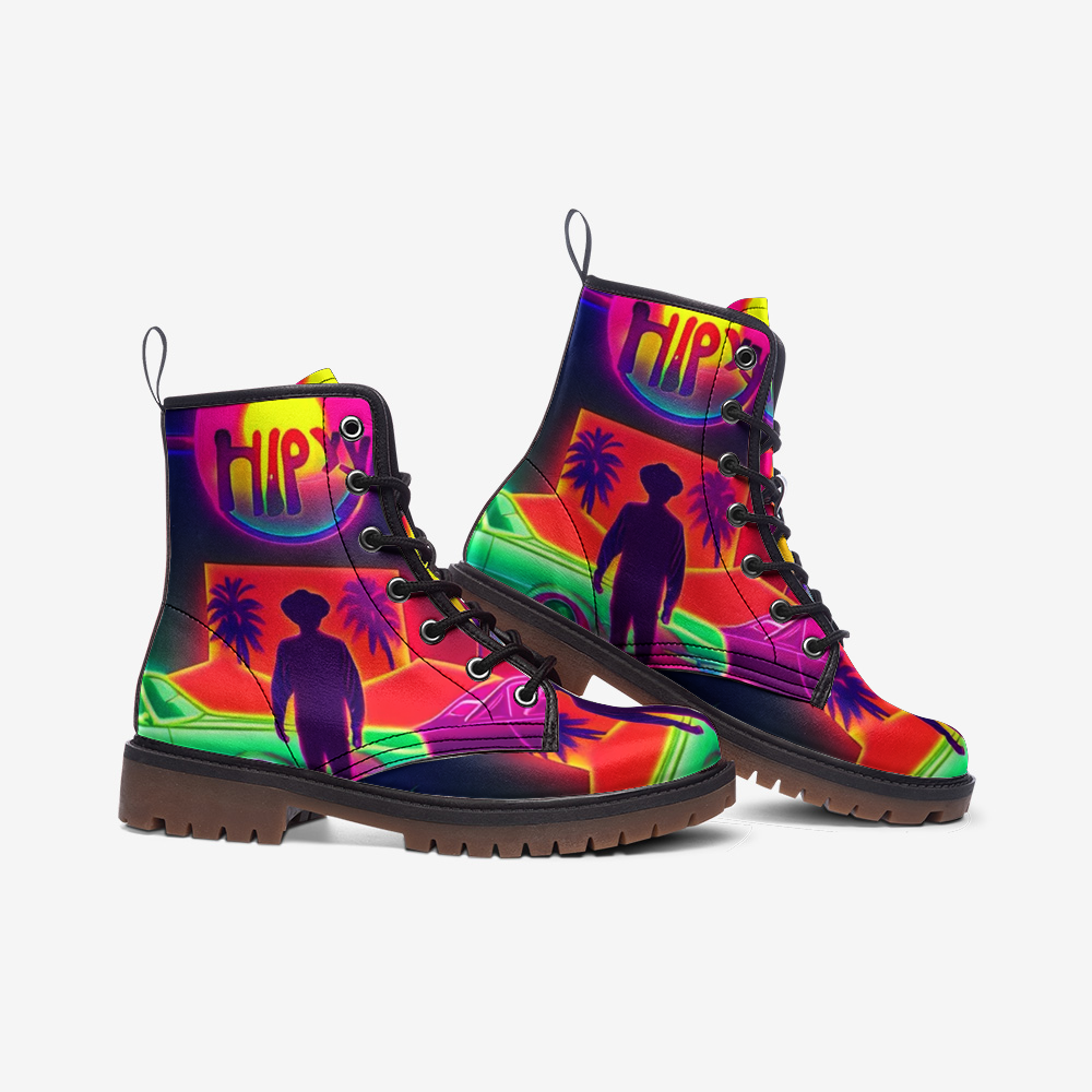 Hippie Art Zone - Hippie Destination on Leather Lightweight Boots for Hippies