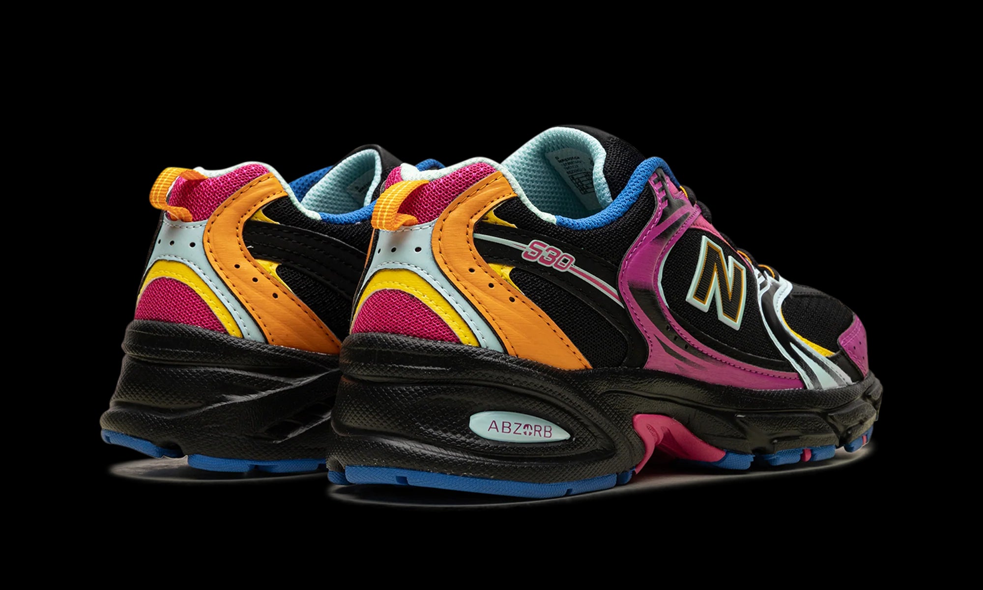 530 "Black Multi-Color"
