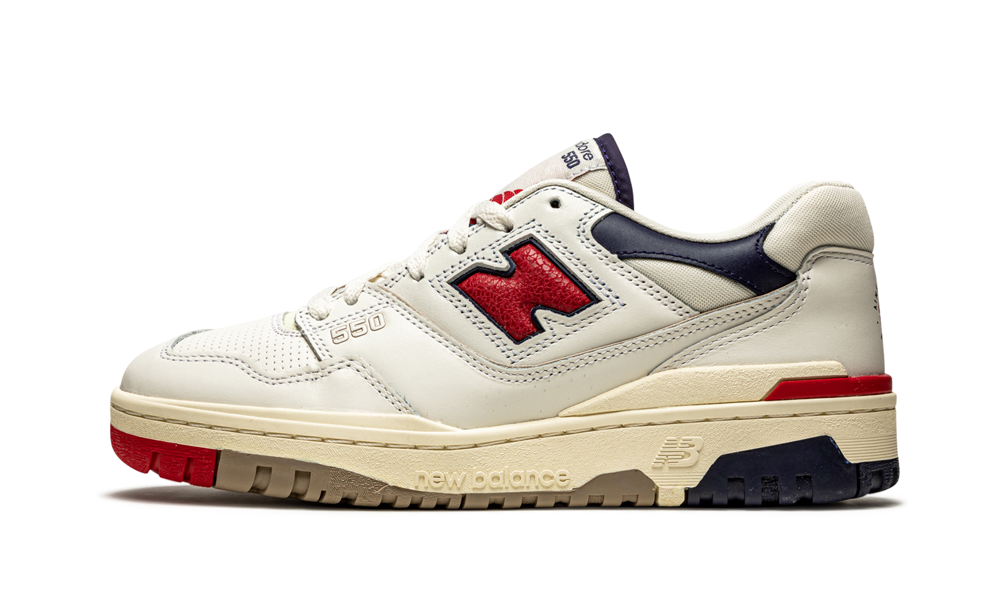 550 "aime Leon Dore - White Navy Red" - 1