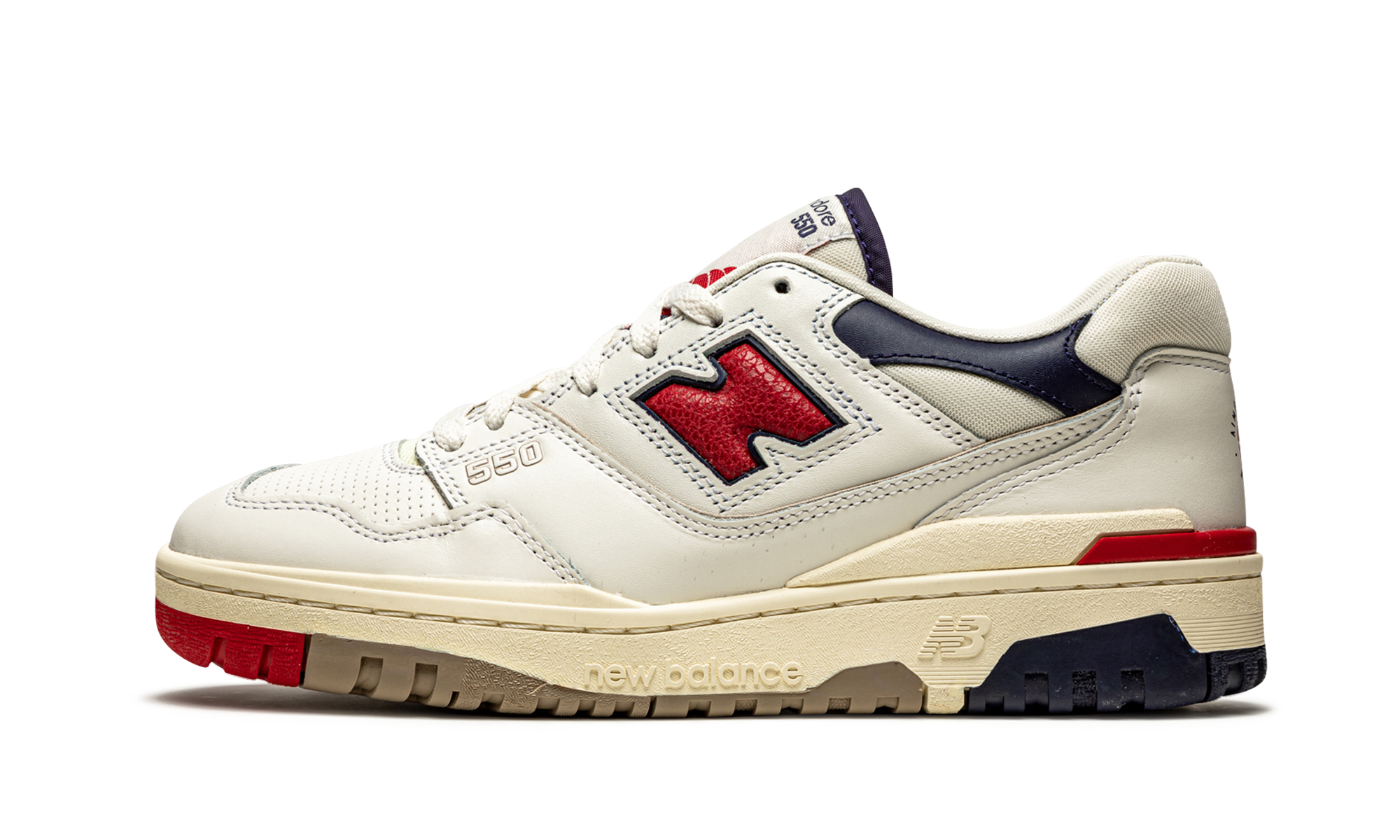 550 "aime Leon Dore - White Navy Red" - 1