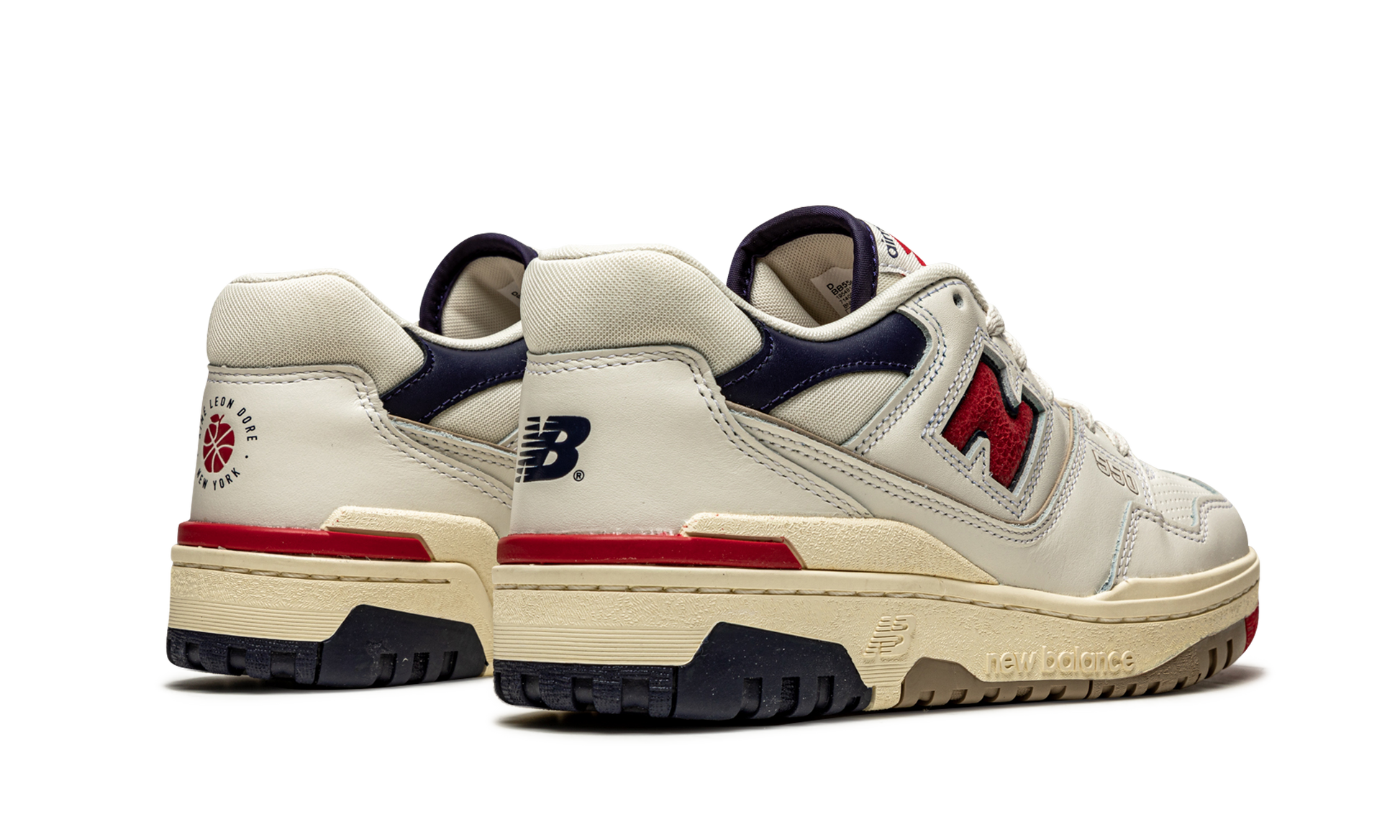 550 "aime Leon Dore - White Navy Red" - 3