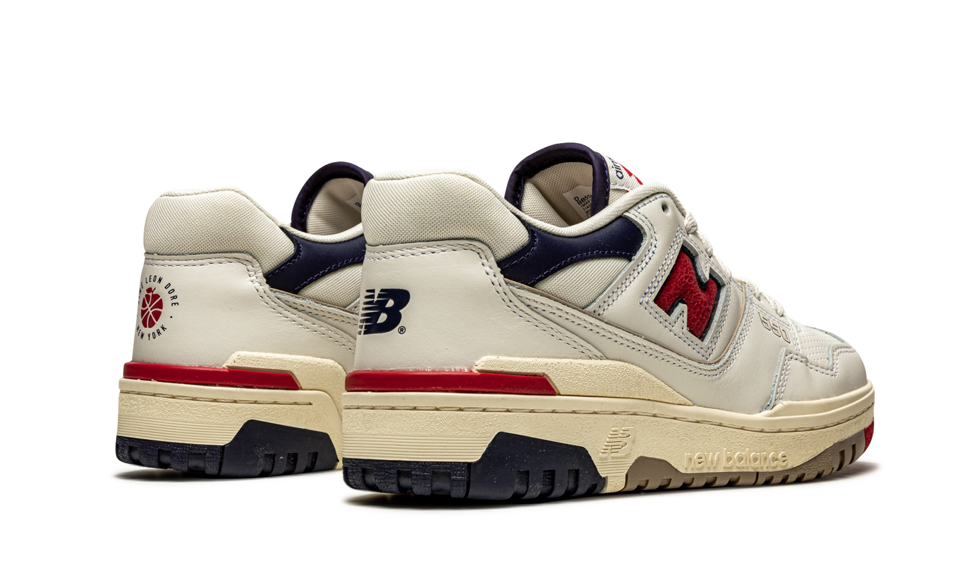 550 "aime Leon Dore - White Navy Red" - 3